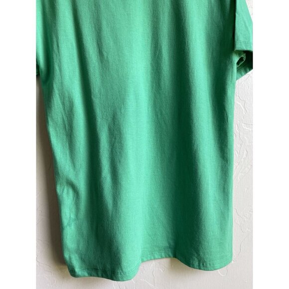 Champion Green Graphic Logo T-Shirt Crewneck Short Sleeve Medium - Picture 6 of 10